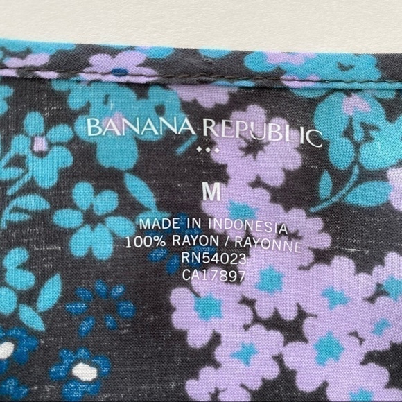 Banana Republic mini dress with ruffle in floral  print - Picture 10 of 12